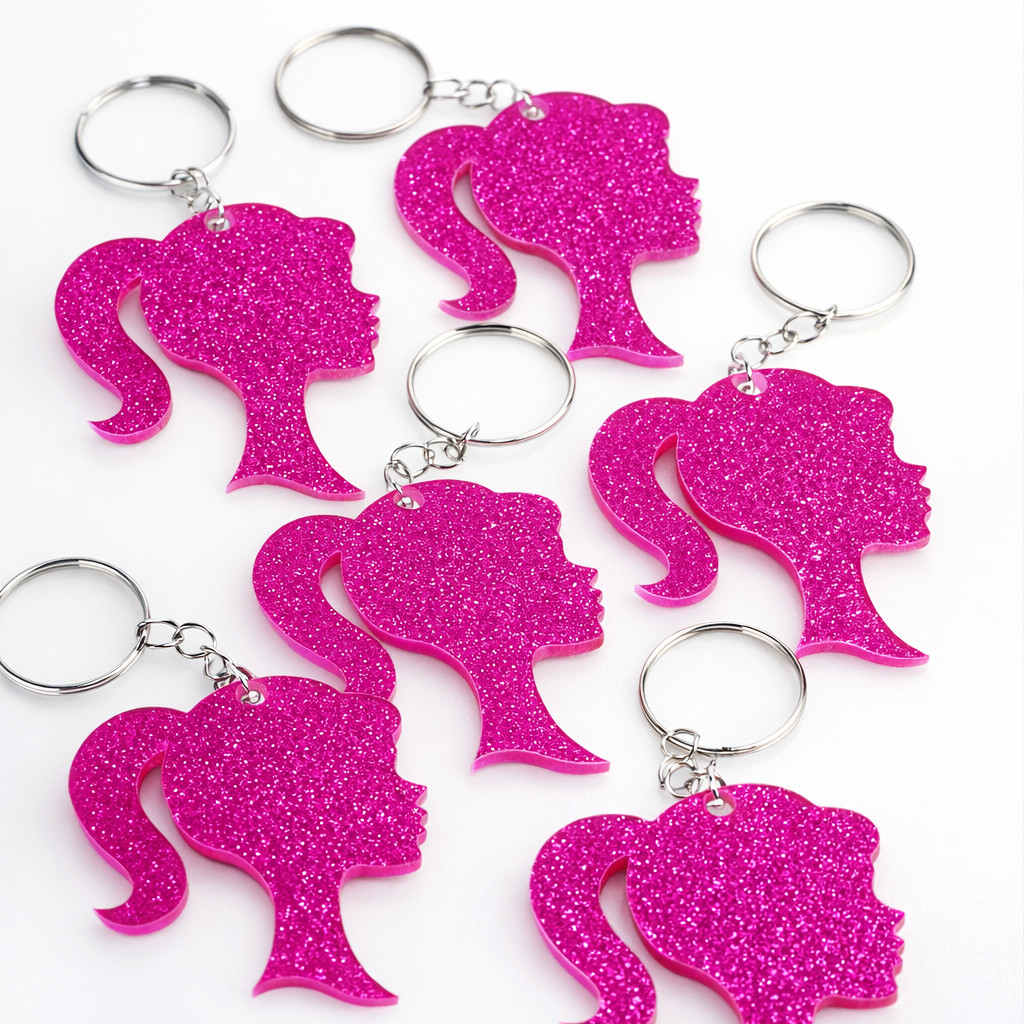 Kit 10 Chaveiros ACRÍLICO Personalizado Lembrancinha Festa Aniversário Infantil Eventos Brindes