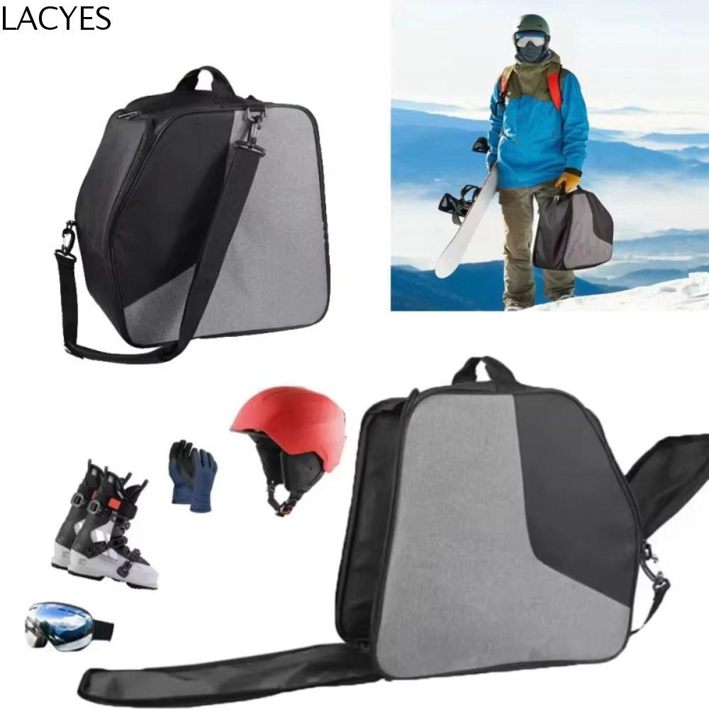 Bolsa Para Bota De Esqui LACYES , De Armazenamento À Prova D'água Snowboard De Neve De Inverno Crossbody De Tecido Oxfor