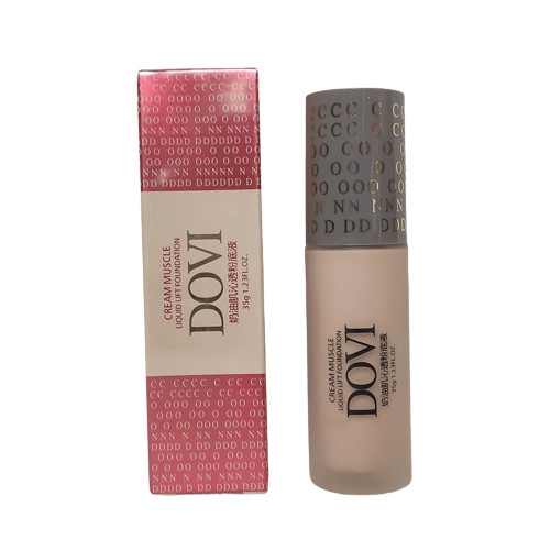 DOVI Pele Cremosa Pele Refrescante Base Líquida Natural Marfim Branco Corretivo Iluminando o Tom da Pele Isolamento Hidr
