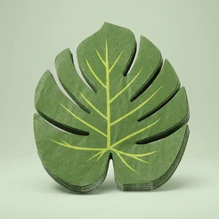 Guardanapo de Papel - Folha Tropical - 15x16,5cm - 20 unidades - Rizzo