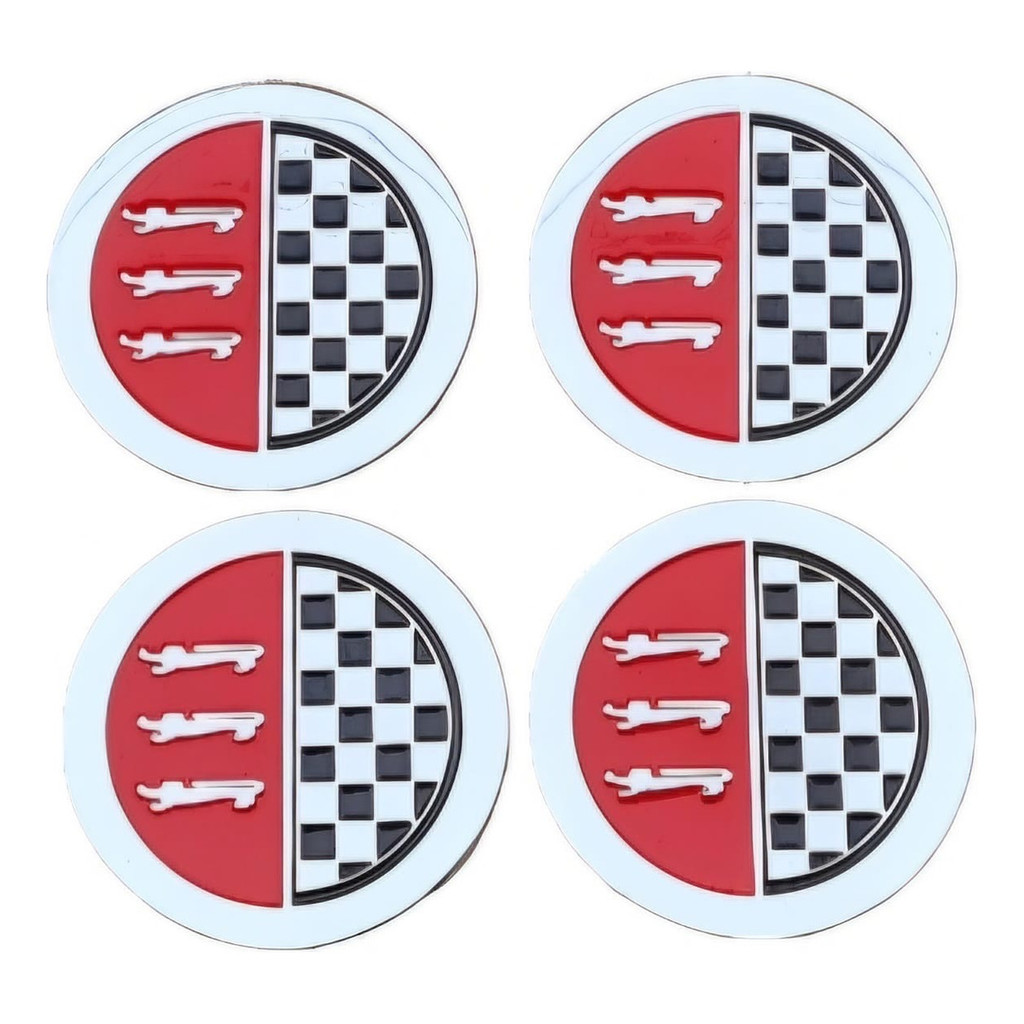 Ford, Jogo 4 Peças Emblema De Calota Corcel Gt ( Dupla Face)