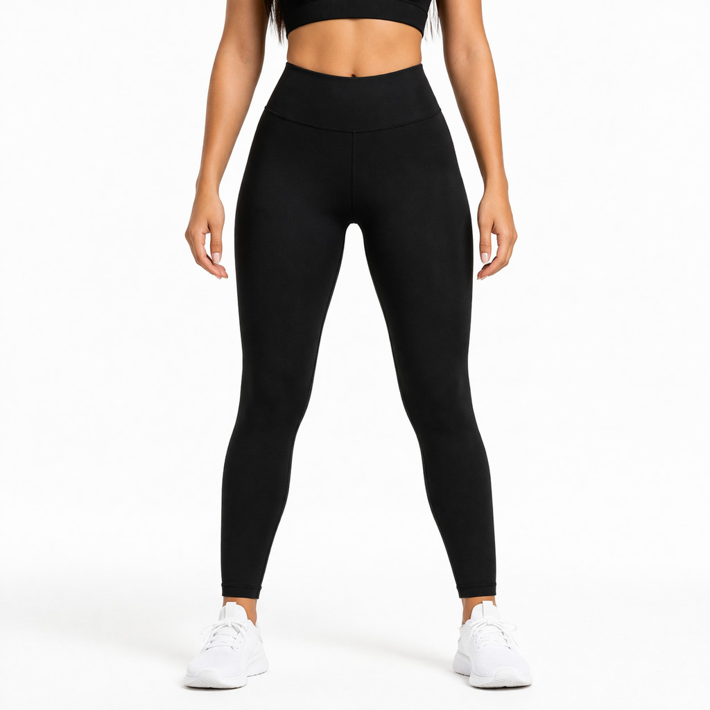 Legging Suplex Não Transparente Cintura Alta Feminina Modeladora Confortável Academia Zero Transparência