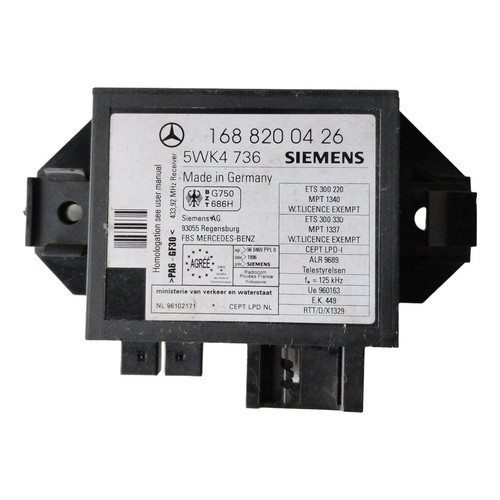 Módulo Imobilizador Mercedes Classe A 160 1999 2000 2001