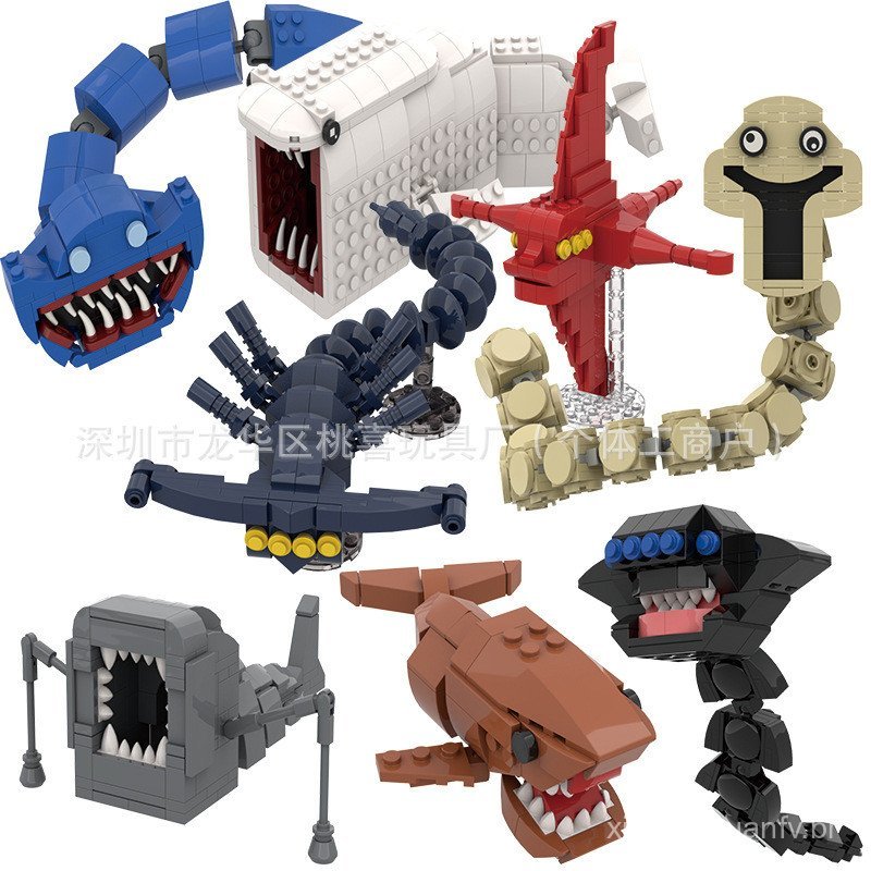 Subnautica Deep Sea Trek Series: Modelo de Bloco de Construção Periférico do Sea Eater