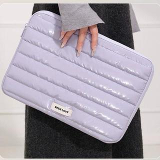 Bolsa Para Notebook Premium Metalizada Capa Protetora Puffer Acolchoada Macia À Prova De Choque Carteira Porta Documento em Oferta na Shopee