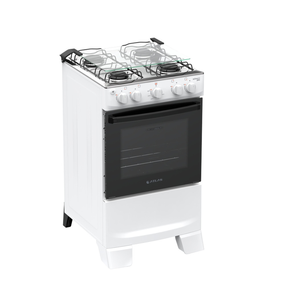 Fogão 4 Bocas Atlas Mônaco Plus em Oferta na Shopee