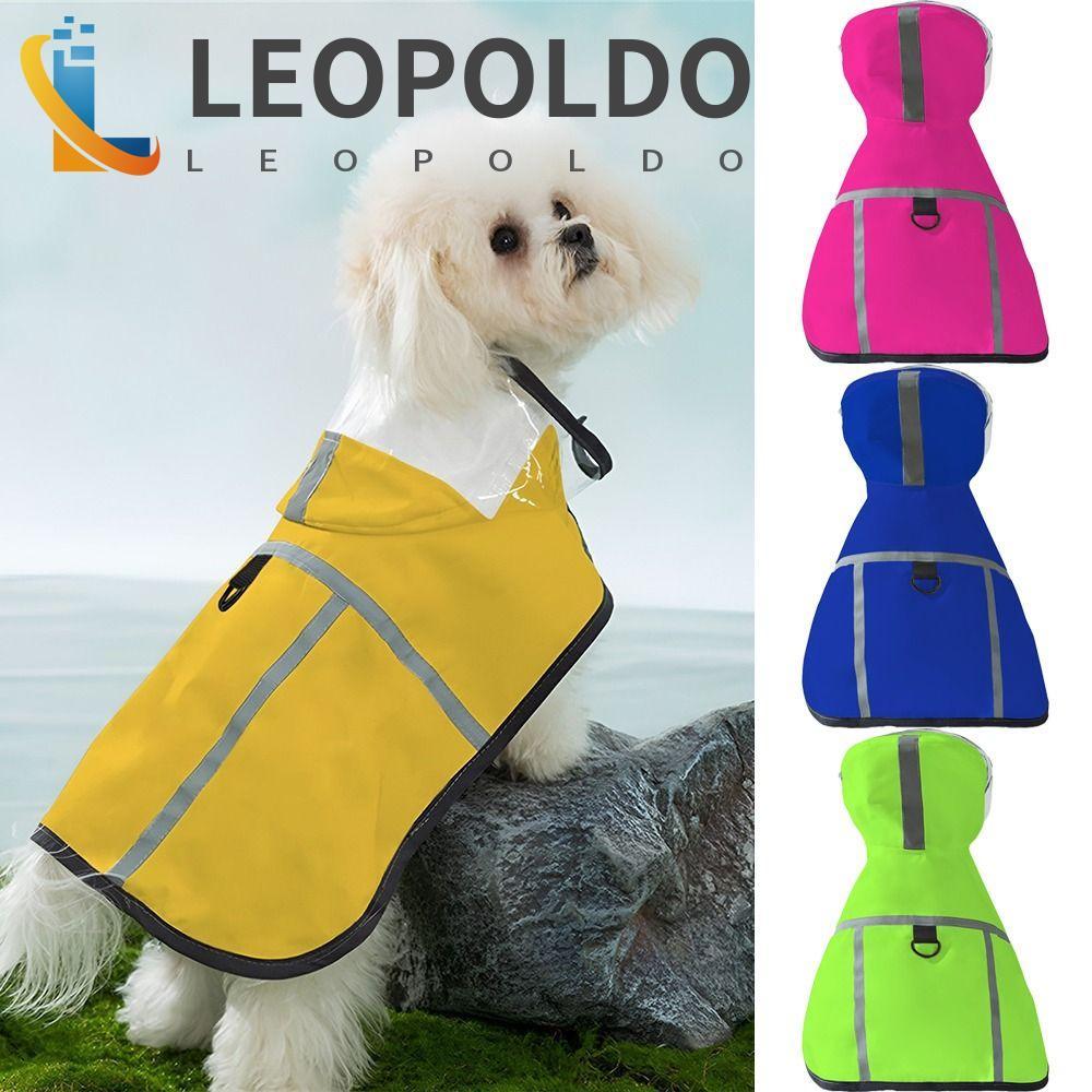 Capa De Chuva Para Animais De Estimação LEOPOLDO , Poncho Cães Com Design Ajustável À Prova De Vento , Jaqueta Reflexiva