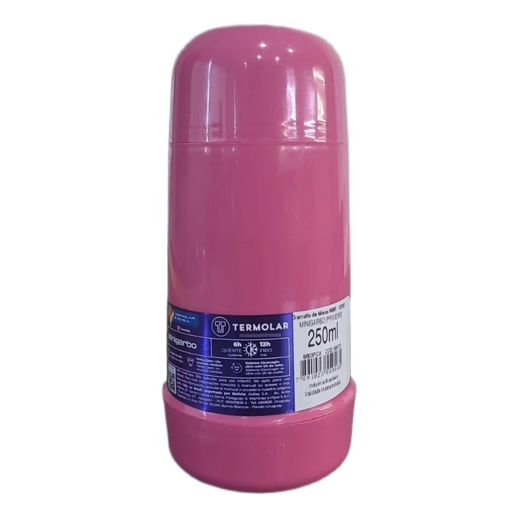 Garrafa Térmica 250ml Minigarbo Termolar Chá Café Leite 57255