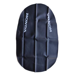 Capa de Banco Moto Modelo Pop 100 2009 2010 2011 2012 2013 2014 2015 Preto ( Escrita Honda)