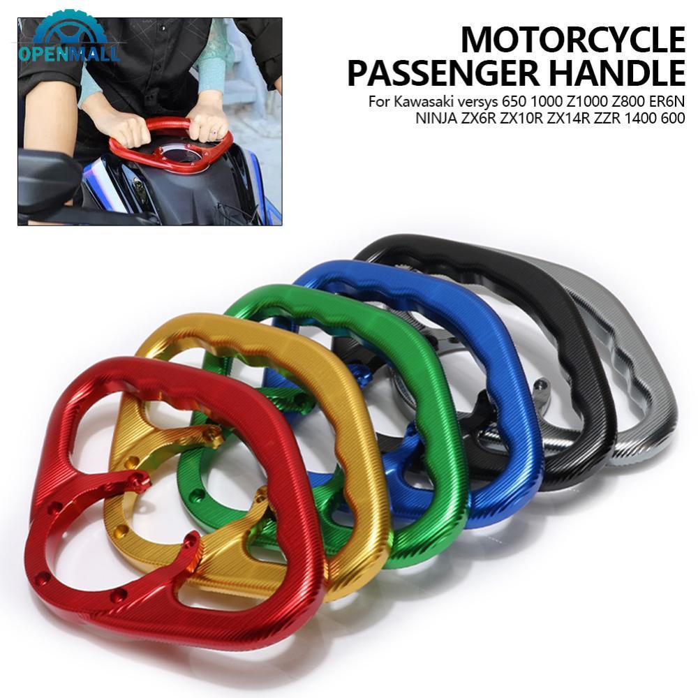 OPENMALL Alça Do Passageiro Da Motocicleta Barras De Apoio Braço Tanque Para Kawasaki versys 650 1000 Z1000 Z800 ER6N NI