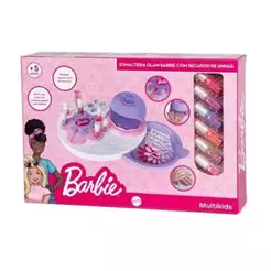 Brinquedo Infantil Esmalteria Glam Barbie c/ Secador de Unha Multikids - BR2423