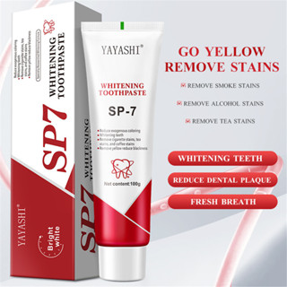 Yayashi Sp7 Probiótico Tubarão Pasta De Dentes Hálito Fresco Removedor Macular Odor Proteger Sabor Goma em Oferta na Shopee