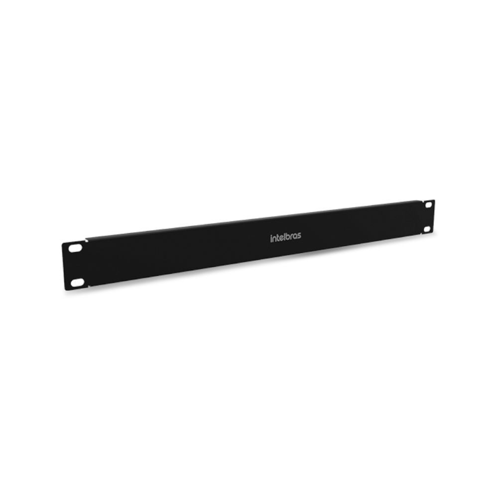 Frente Falsa Intelbras FF1U, 1U para Rack 19", Aço SAE 1008 1.2mm, 488 x 44 x 10mm