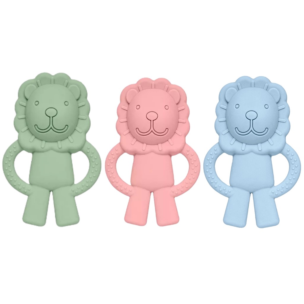 Mordedor Em Silicone Leãozinho Maciez Perfeita - Buba