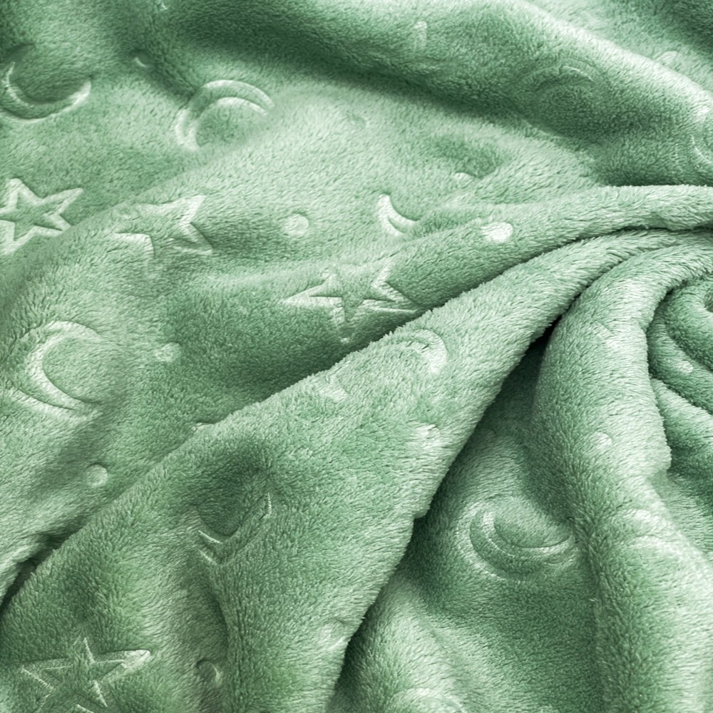 Tecido Fleece Brocado 3,0 x 1,60m Microsoft 3D Mantinha Pelúcia Manta