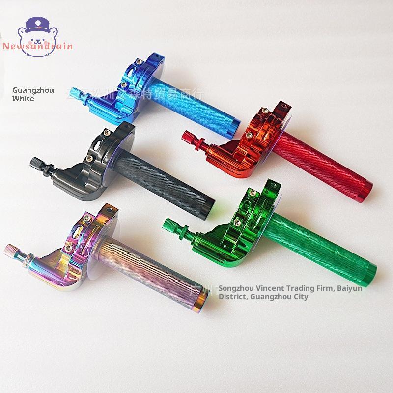 newsandrain 1 Pçs Acelerador Torção Apertos Guiador 22mm De Alumínio Universal Para Motocicleta Ciclomotor Scooter Bicic em Oferta na Shopee
