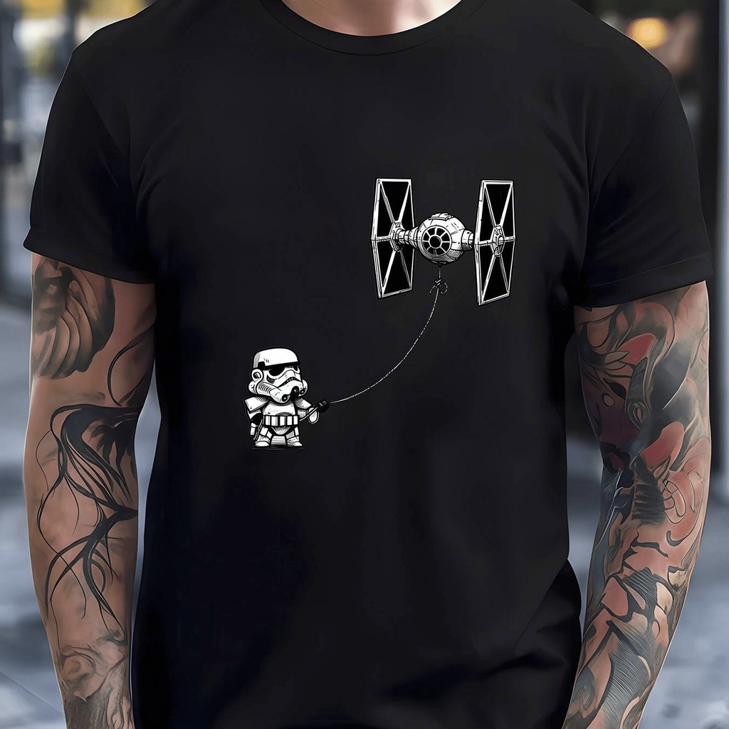 Camiseta Star Wars Geek Desenho Unissex 100% Algodão Lançamento queima de estoque