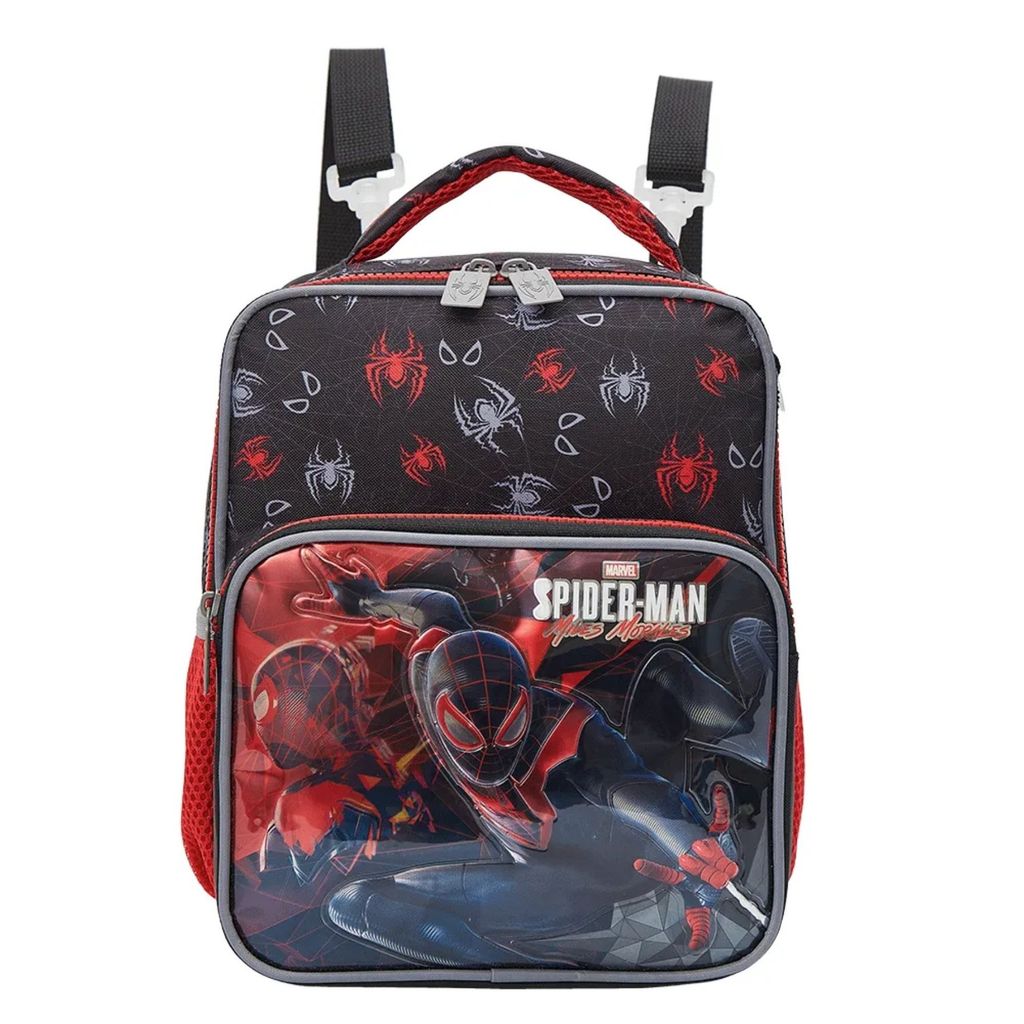 Lancheira Bolsa Merendeira Escolar Térmica Infantil Menino Luxo Spider Man Homem Aranha Original Marvel 13364