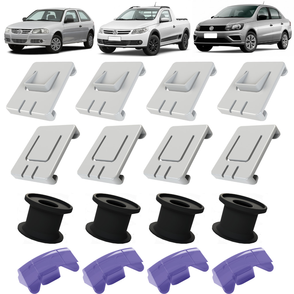 Jogo Do Deslize Banco Bucha Trava Voyage Saveiro 1986 Até 2019