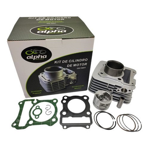 KIT CILINDRO PISTÃO ANEIS ALPHA SUZUKI GSR 150 2011 A 2018 em Oferta na Shopee