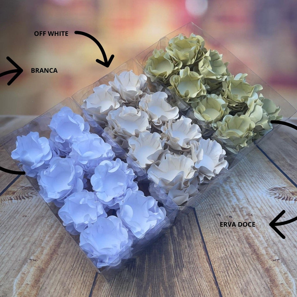 KIT 120 FORMINHAS PARA DOCES FINOS BRANCO + OFF WHITE + ERVA DOCE ( KIT03 ) em Oferta na Shopee