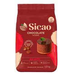 Chocolate Ao Leite Nobre Gotas 1,01Kg SICAO