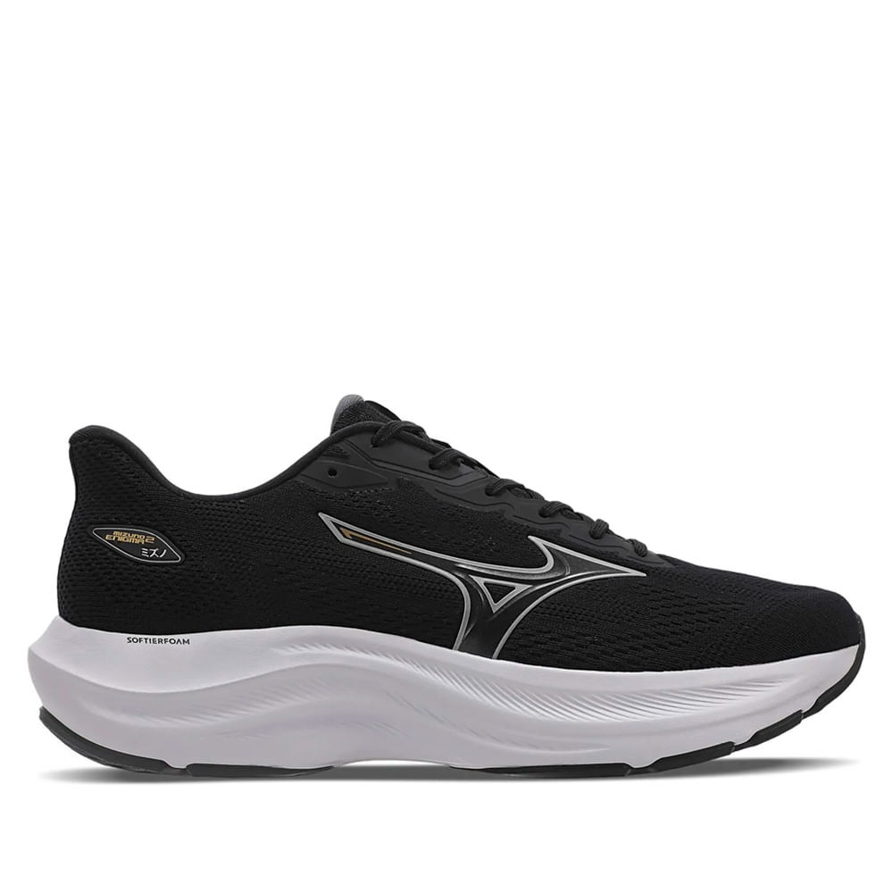 Tênis Masculino Mizuno Enigma 2 Softier Foam Preto em Oferta na Shopee