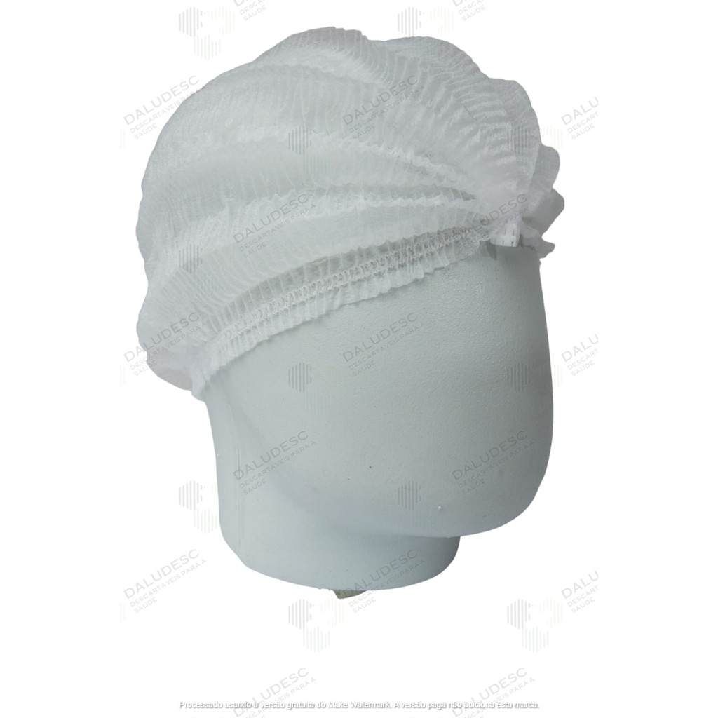 TOUCA DESCARTAVEL - GR LEVE - BRANCA PCTE 100 UNID.