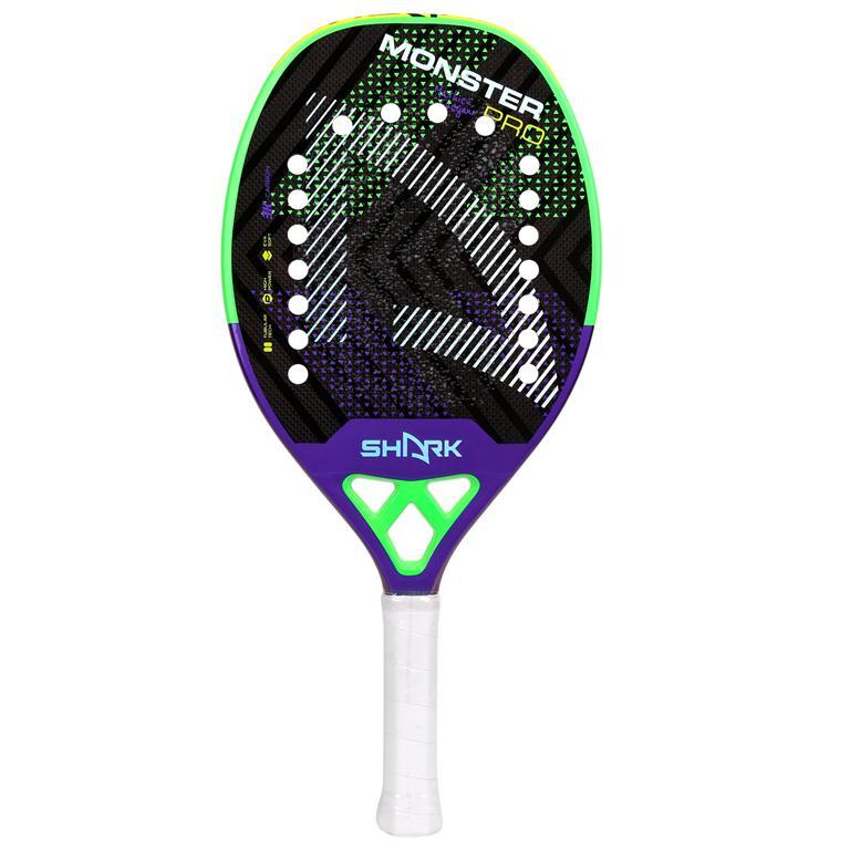 RAQUETE BEACH TENNIS SHARK MONSTER - MATHIEU GUEGANO 2025 3k
