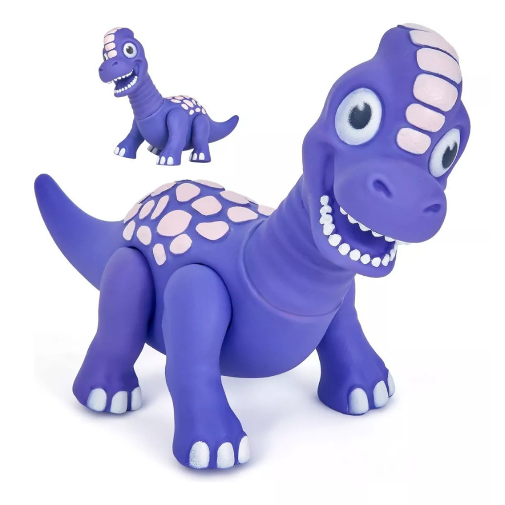 Dinossauro Infantil Vinil Macio Brinquedo Dino Braquiossauro Articulado Mordedor - Puff Toys em Oferta na Shopee