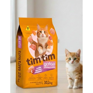 Ração Gato Filhote Adulto 10kg Todas as Raças TimTim Cat Carne Frango Salmão em Oferta na Shopee