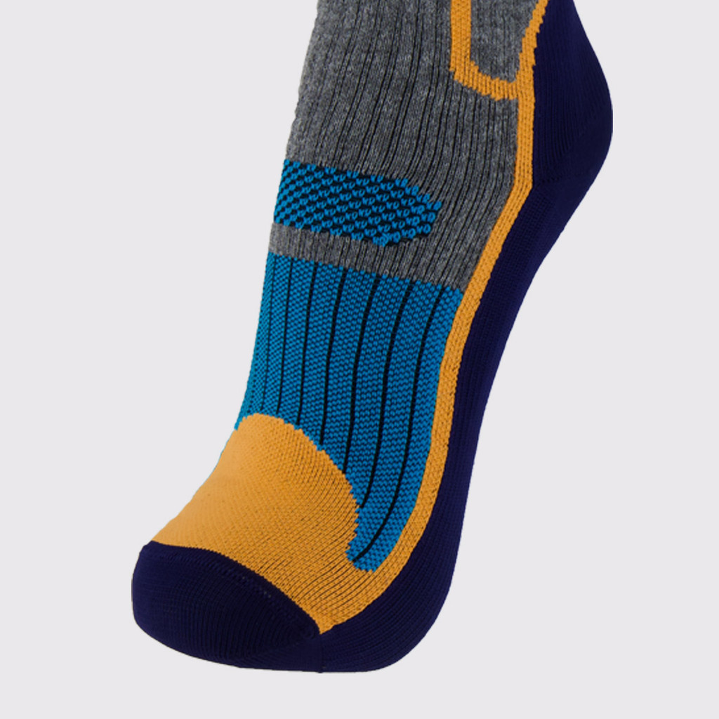 Meia Lupo Sport Napoli Running Cano Longo Cinza