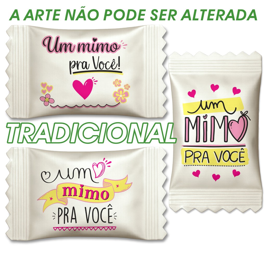 Balas Um MIMO Pra Você Doce Carinho Lembrancinha Brinde (Tradicional Soft Já Personalizadas) em Oferta na Shopee
