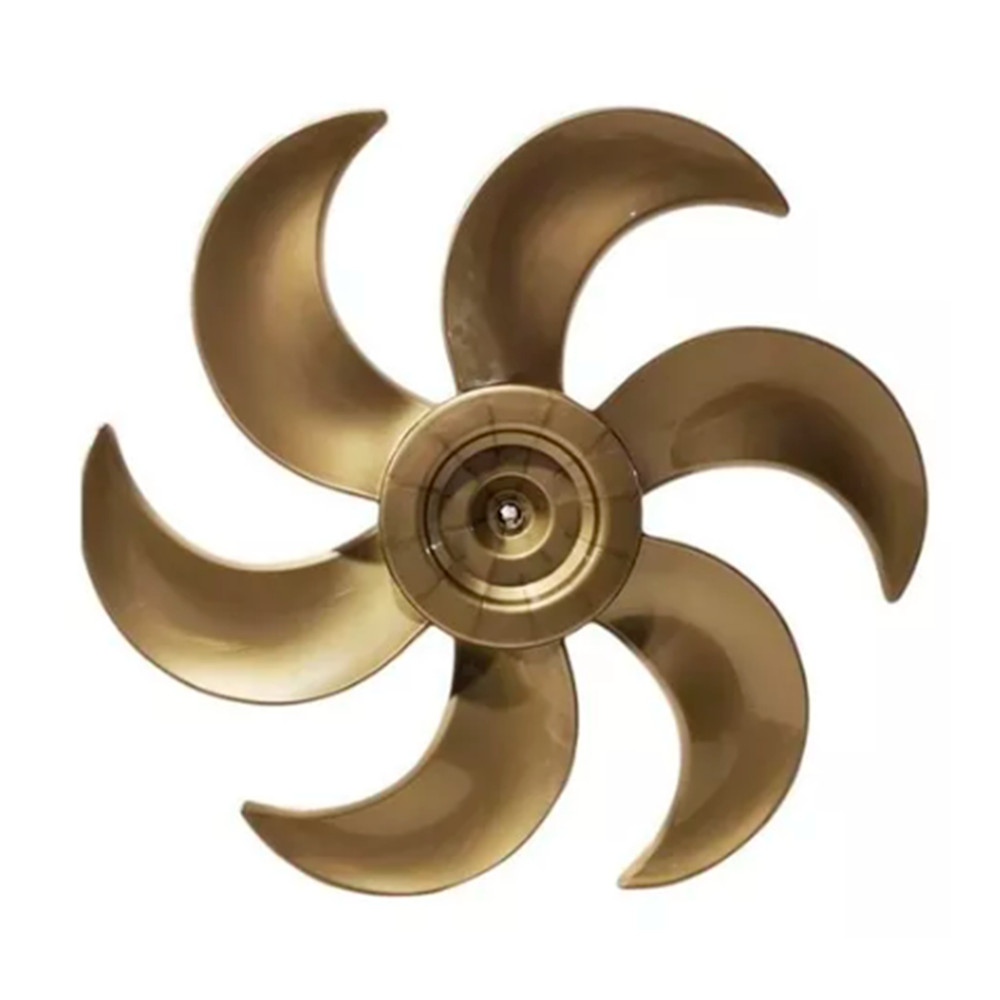 Hélice Para Ventilador Mallory 40Cm 6 Pás Dourada