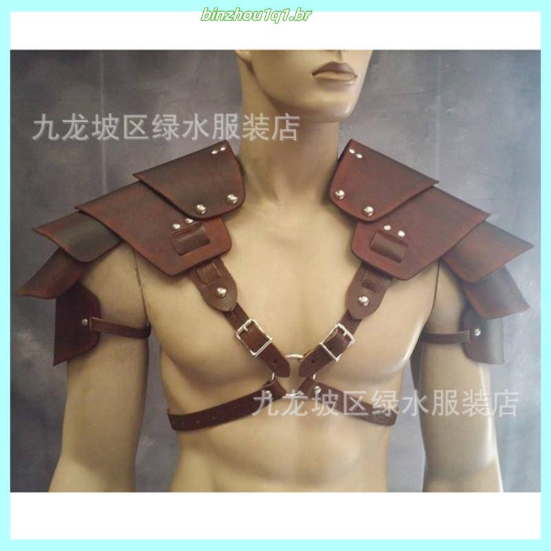 Traje Medieval Viking Armadura De Ombro Gladiador Samurai Cavaleiro De Batalha Pauldrons