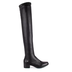 Bota Feminina Mississipi Over Salto Bloco Preto