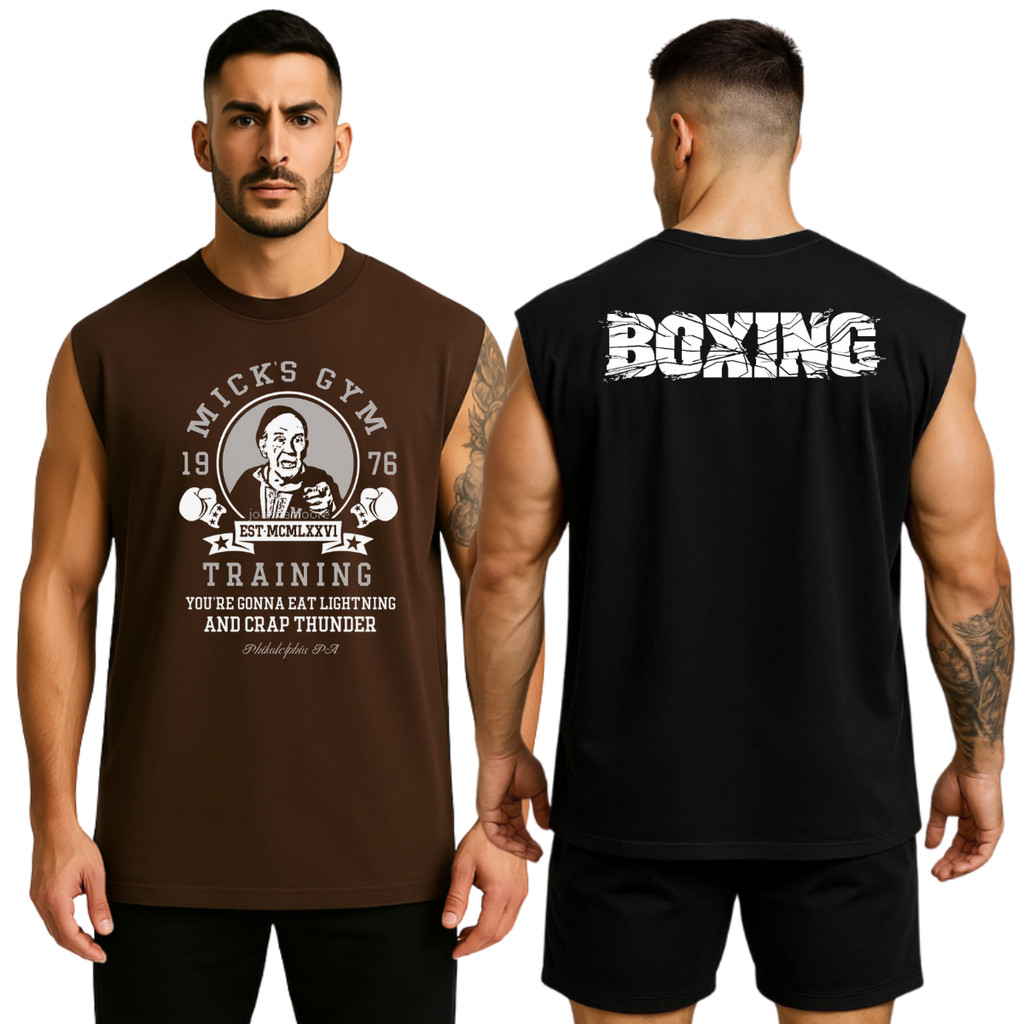 Kit 2 Camisetas Regata Masculina Oversized Academia boxe Colete Masculino Machão Longline
