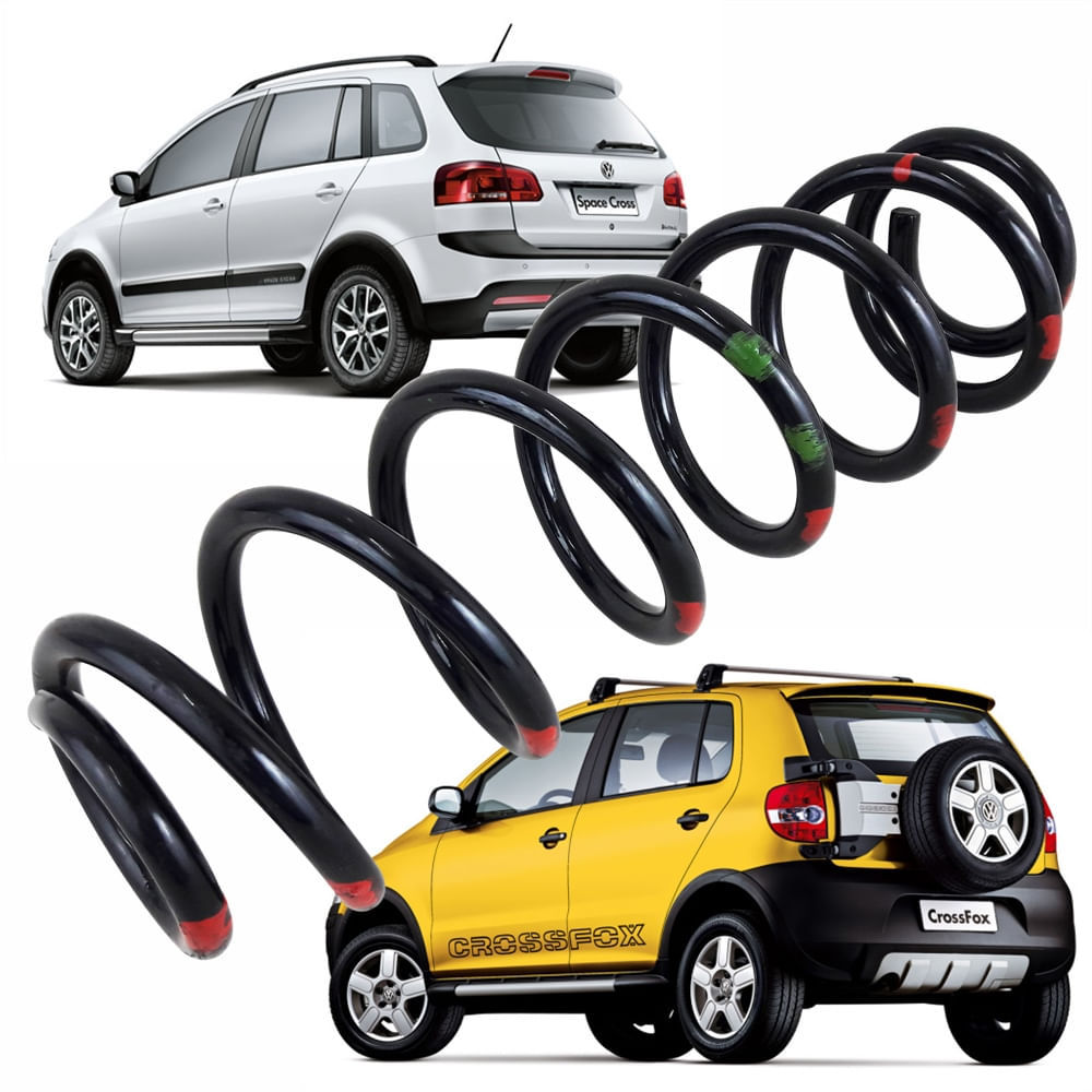 Mola Traseira Aliperti com GNV CrossFox 2005 em Diante SpaceCross 2012 em Diante