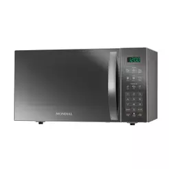 Micro-Ondas Mondial Cinza e Espelhado 1400W MO-02-34-E