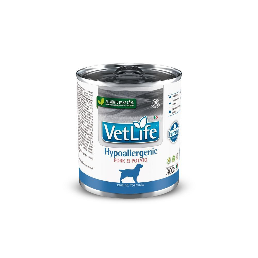 Vet Life Hypoallergenic Pork e Potato para Cães Adultos de Todas as Raças 300g em Oferta na Shopee
