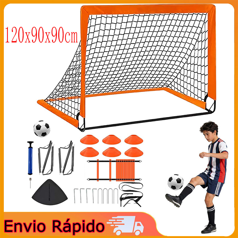 Gol de conjunto de futebol 120 x 90 x 90 cm para gol de treinamento infantil