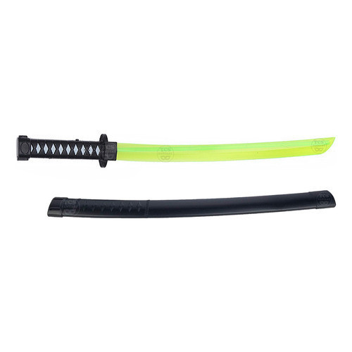 Espada Ninja Com Sons E Luz Katana Colorida Samurai Infantil