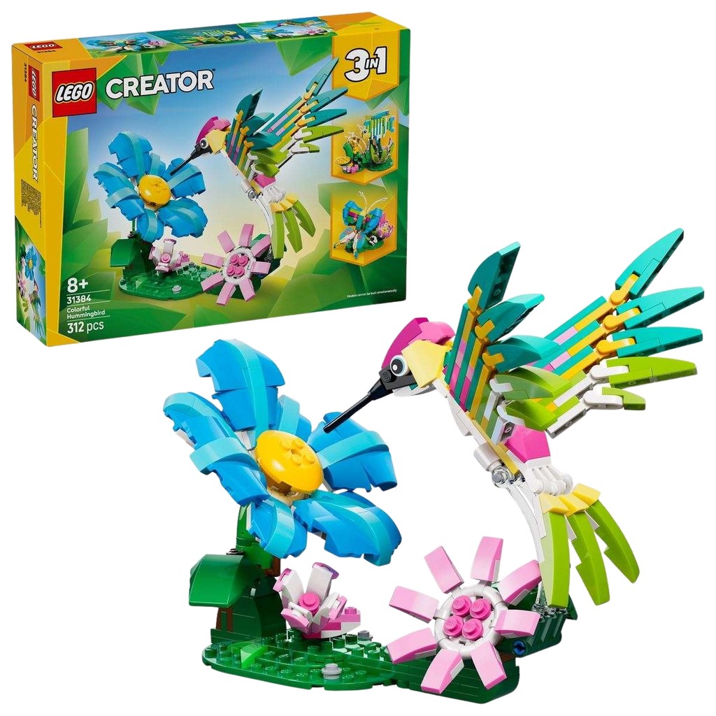 Creator 31384 Animais Selvagens Beija-flor Colorido - LEGO