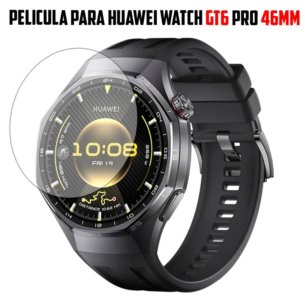 Película de Proteção para Smartwatch Huawei GT6 Pro 46mm – Vidro Temperado HD Transparente