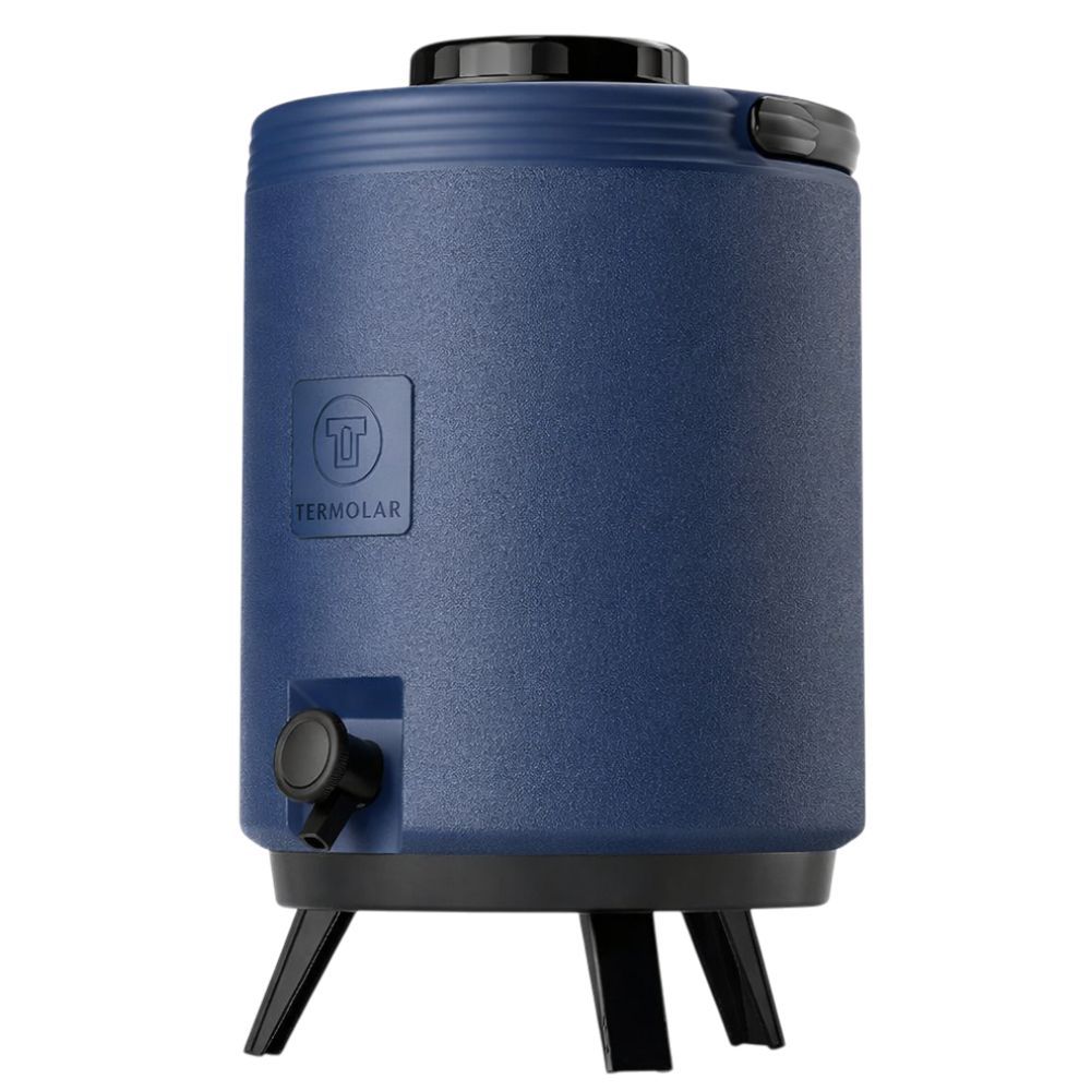 Botijão Garrafa Térmica 12 Litros Maxitermo Termolar Azul em Oferta na Shopee