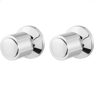 Kit 2 Acabamento Registro Volante Redondo Metal Padrão Deca em Oferta na Shopee