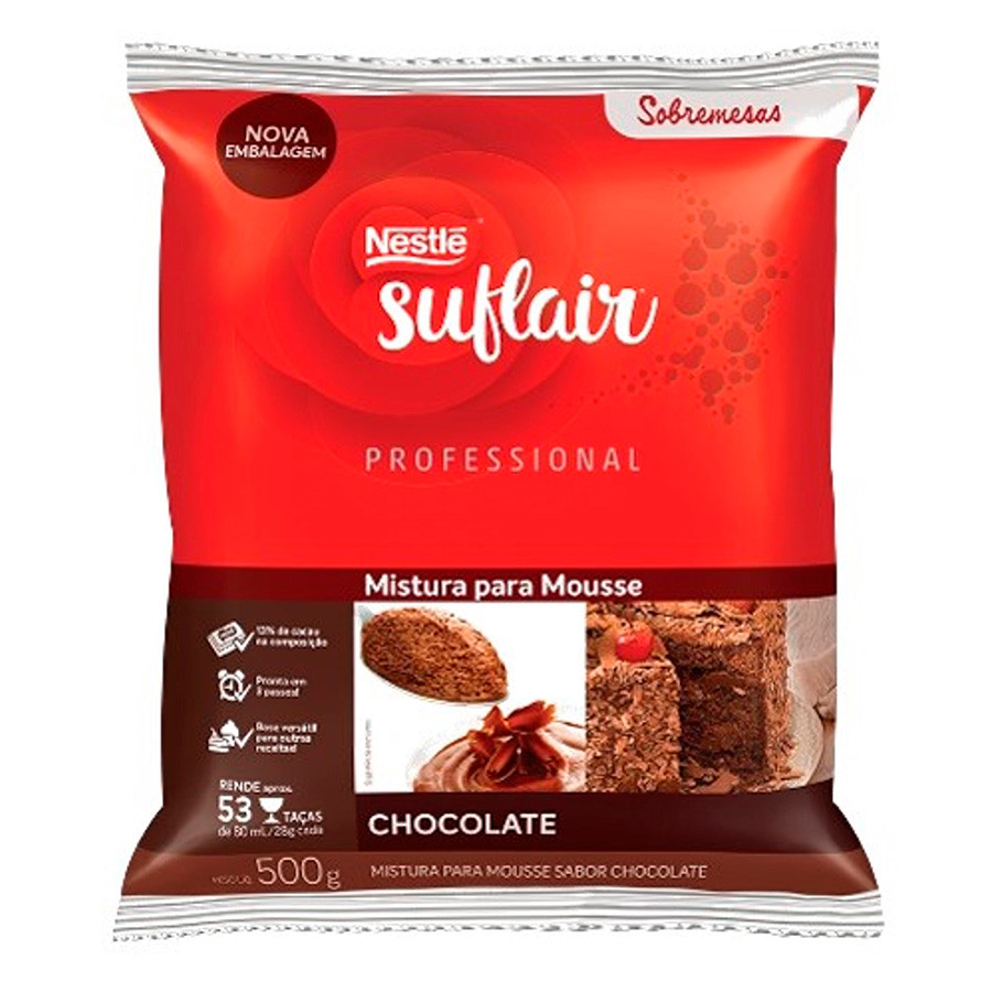 Mistura Para Mousse Suflair Chocolate 500g Nestlé