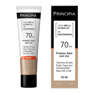 Protetor Solar Principia Niacinamida FPS70 Cor 3.0 PS-05 30ml