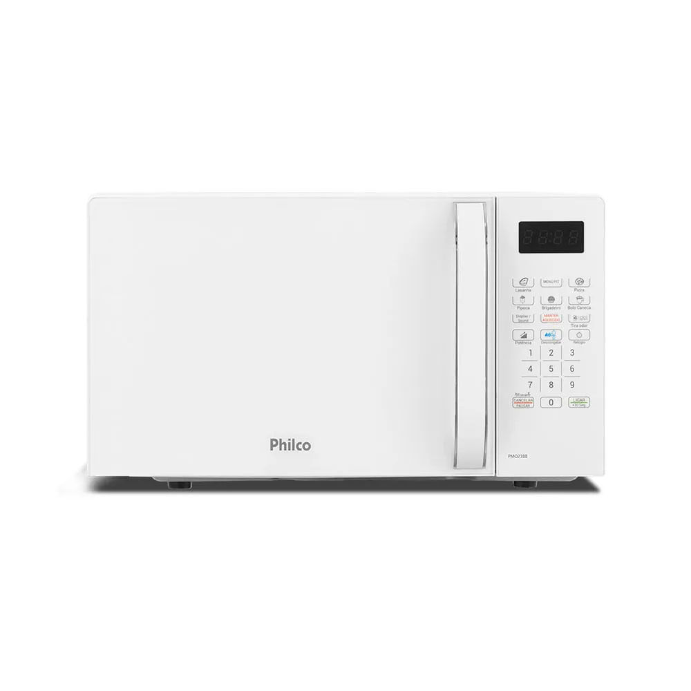 Micro-Ondas 20 Litros Philco PMO23B Branco 220v em Oferta na Shopee