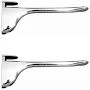 Suporte Cromado para prateleira de vidro, Acompanha Parafuso e bucha (Unidade)